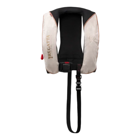 MarineSafe 170N oppblåsbar vest, i beige.